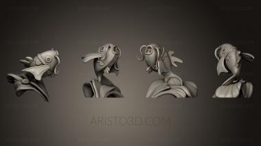 Animal figurines (STKJ_0576) 3D model for CNC machine